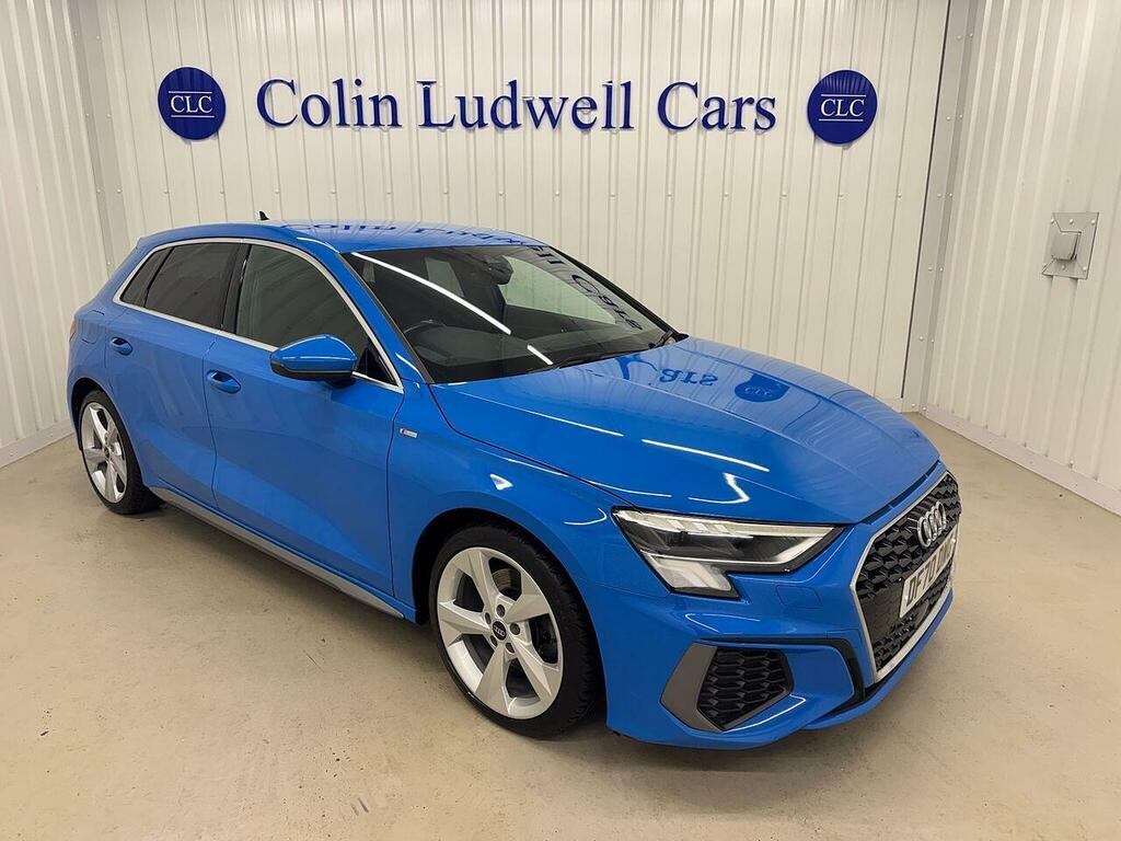 Audi A3 A3 1.0 Tfsi 30 S Line Sportback Euro 6 Ss Blue