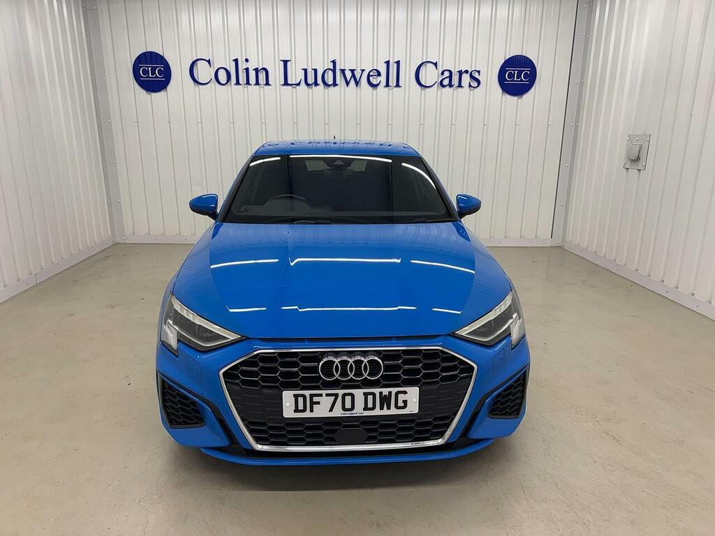 Audi A3 A3 1.0 Tfsi 30 S Line Sportback Euro 6 Ss DF70DWG Blue #3