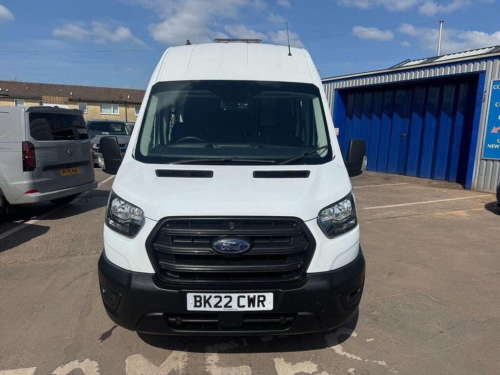 Ford Transit Custom Transit 350 Ecoblue L3h3 Welfare Crew Van 7 Seat BK22CWR White #2
