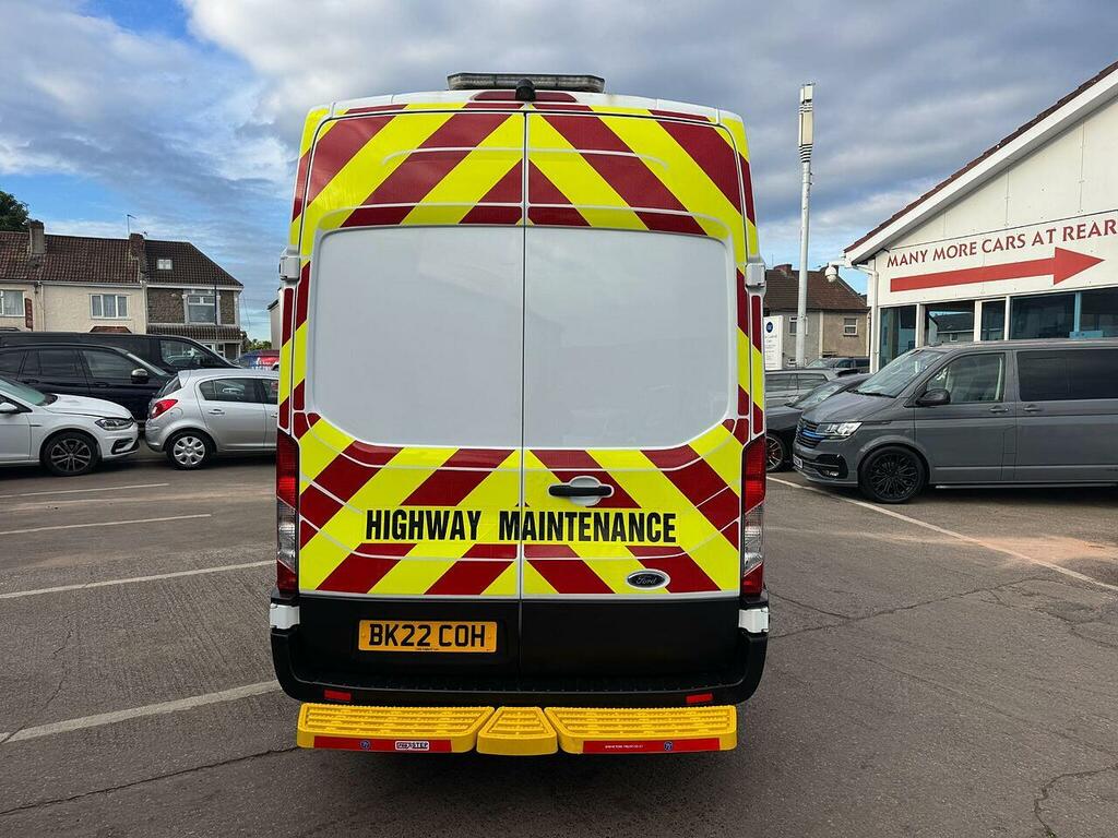 Ford Transit Custom Transit 350 Ecoblue L3h3 Welfare Crew Van 7 Seat BK22COH White #6