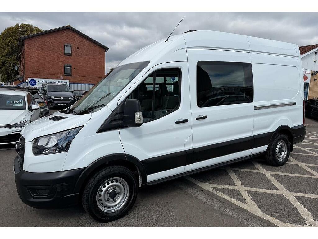 Ford Transit Custom 2.0 350 Ecoblue Leader Panel Van BK22CWA White #2
