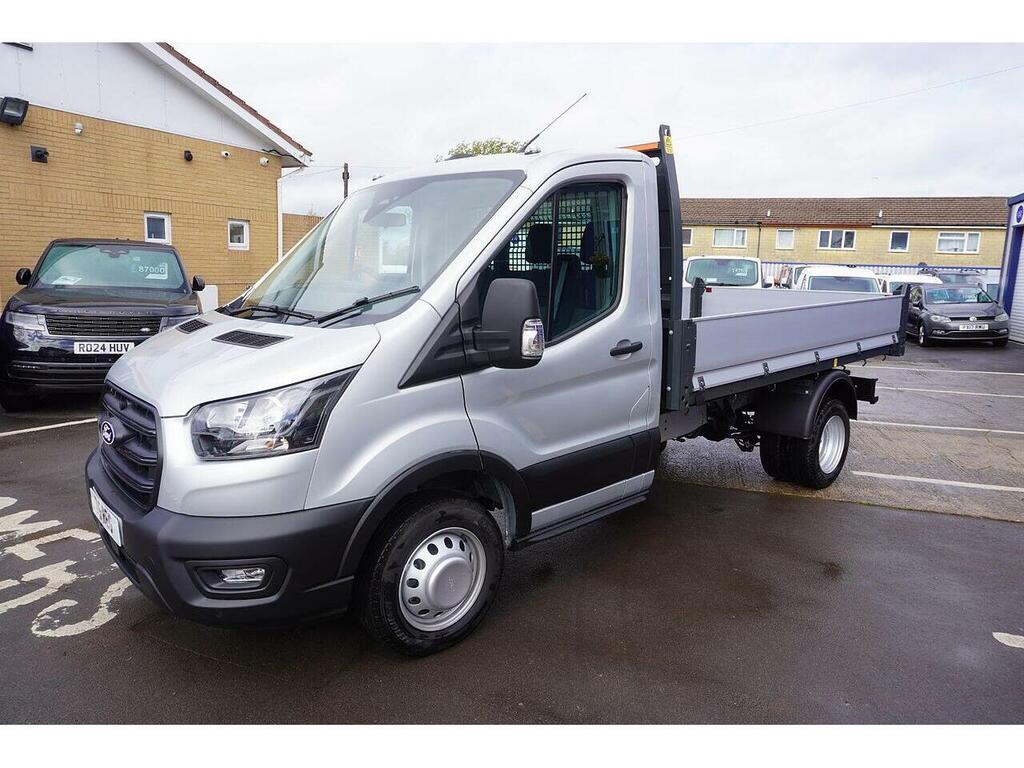 Ford Transit Custom Transit 2.0 350 Ecoblue Leader Tipper M Silver #3