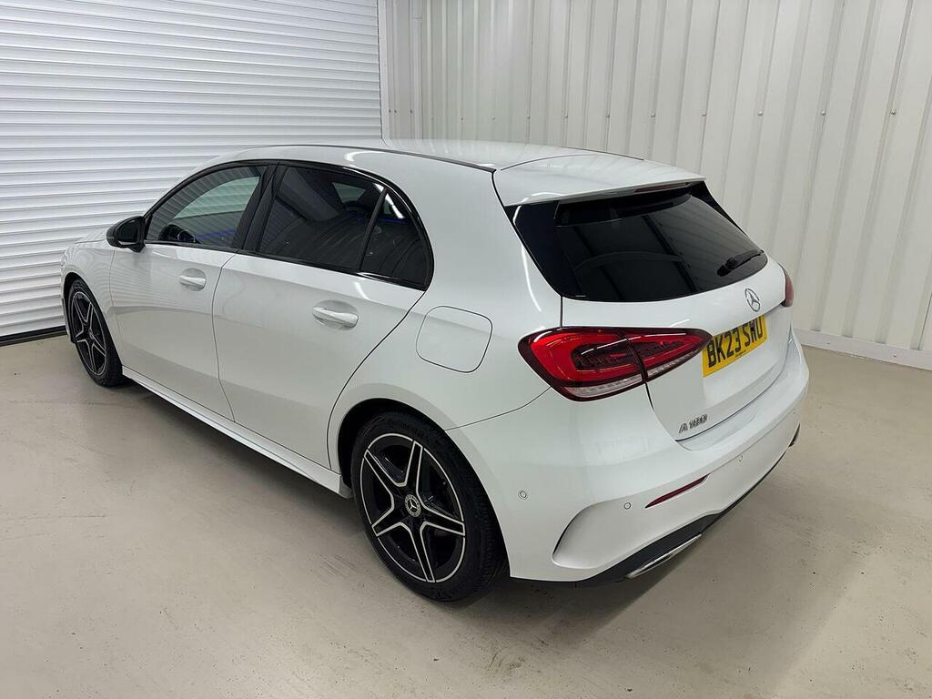 Mercedes-Benz A Class 1.3 A180 Amg Line Executive Hatchback BK23SWU White #4