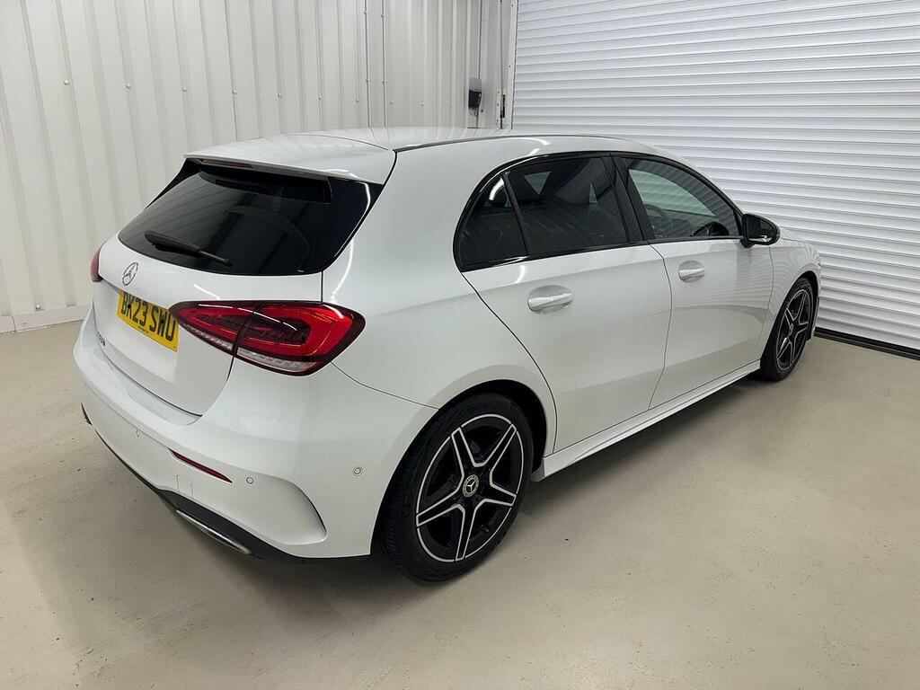 Mercedes-Benz A Class 1.3 A180 Amg Line Executive Hatchback BK23SWU White #6