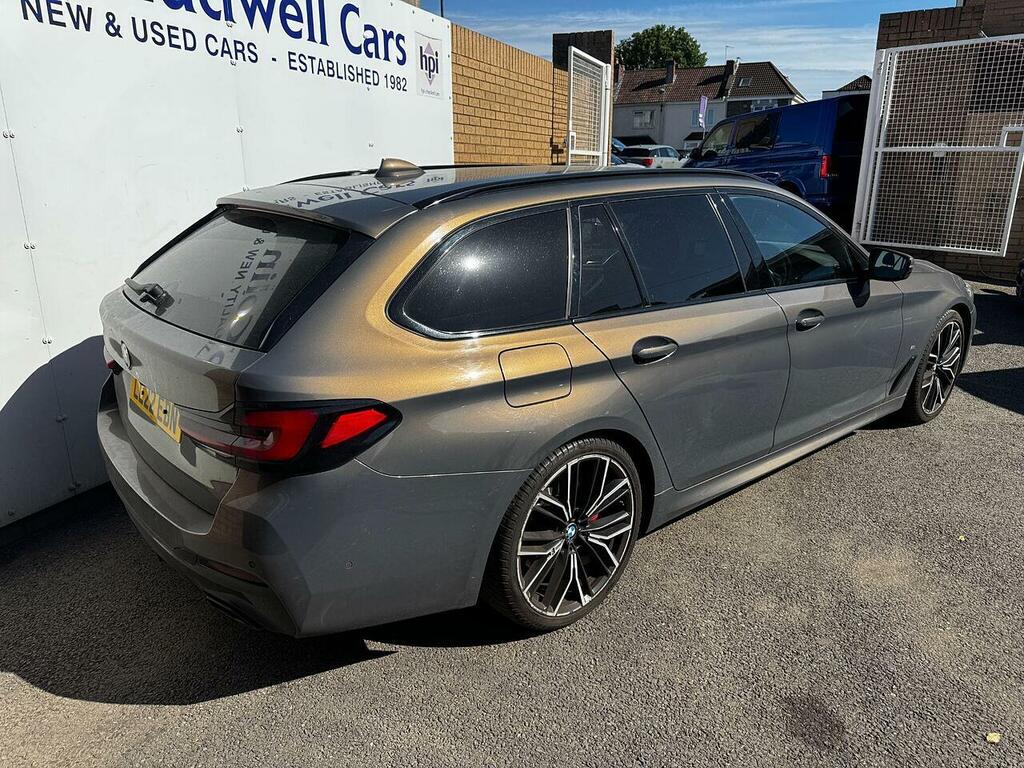 BMW 5 Series 2.0 520D Mht M Sport Touring Steptronic Euro 6 S LL22EBN Grey #2