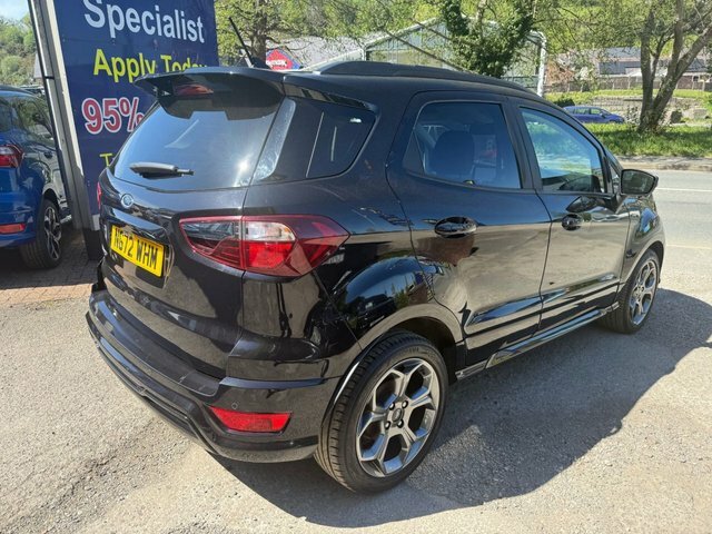 Ford Ecosport 2023 72 1.0T Ecoboost Gpf St-line Suv M NG72WHM Black #3