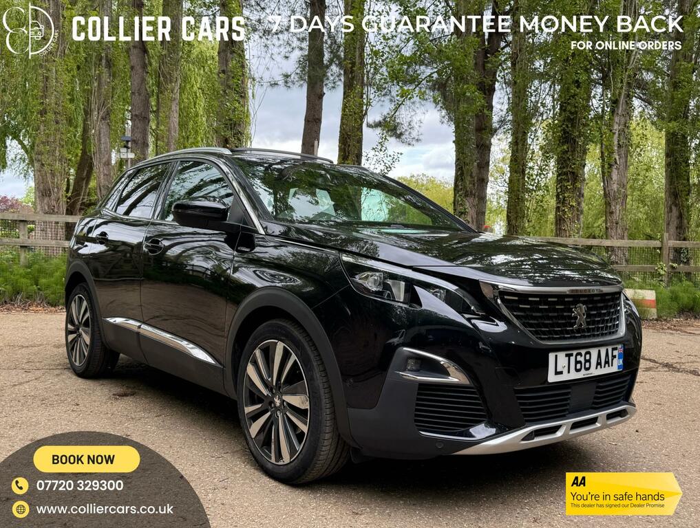 Peugeot 3008 1.5 Bluehdi Gt Line Premium Suv Black