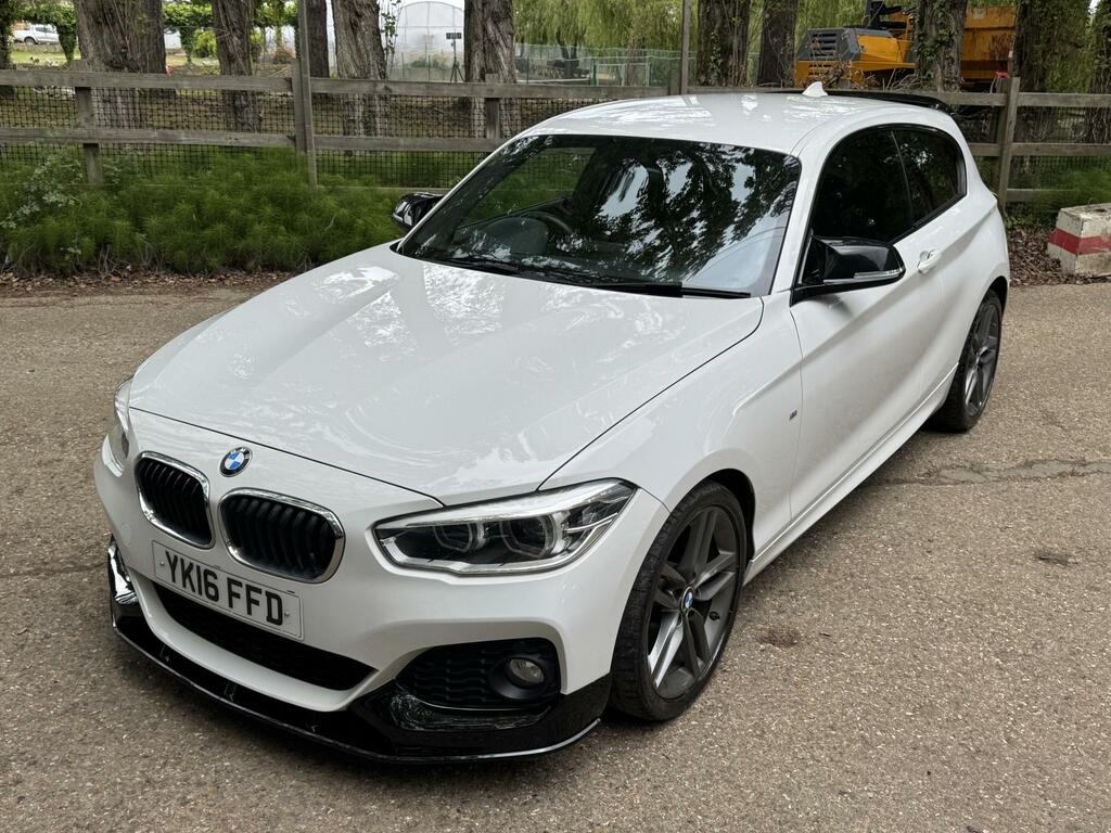 BMW 1 Series 2.0 118D M Sport Hatchback Euro 6 YK16FFD White #6
