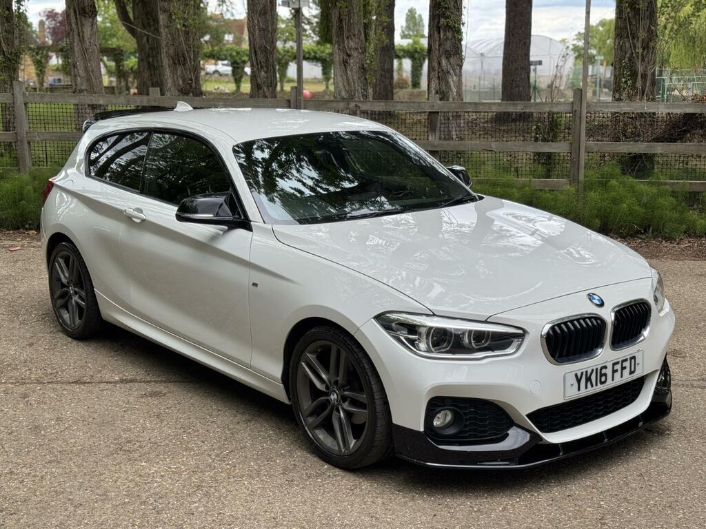 BMW 1 Series 2.0 118D M Sport Hatchback Euro 6 YK16FFD White #4