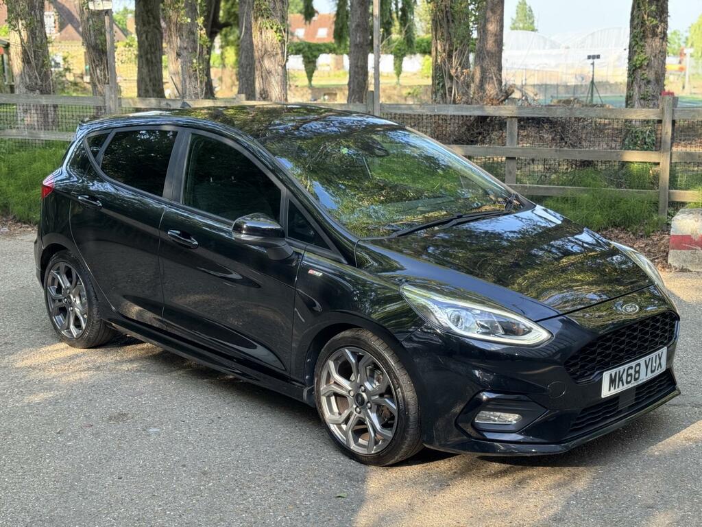 Ford Fiesta 1.0T Ecoboost St-line Hatchback MK68YUX Black #6