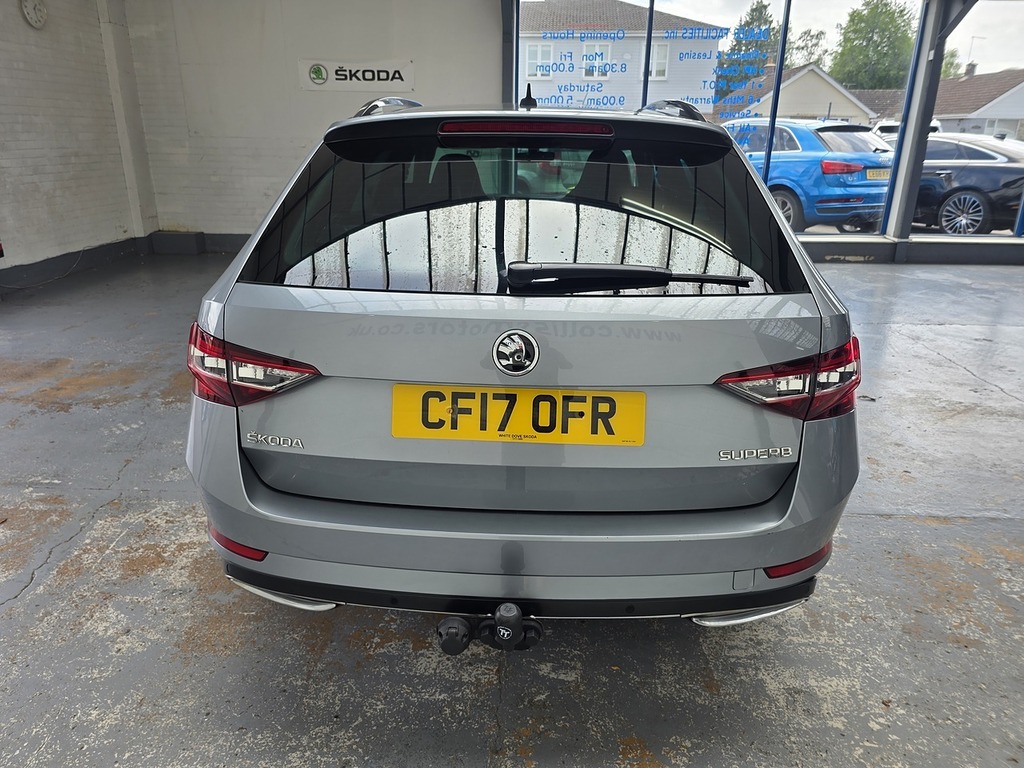 Skoda Superb 2.0 Tdi Sportline Estate Dsg 6Spd CF17OFR Grey #6