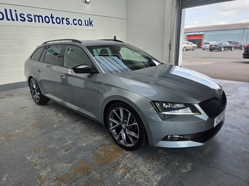 Skoda Superb 2.0 Tdi Sportline Estate Dsg 6Spd CF17OFR Grey #2
