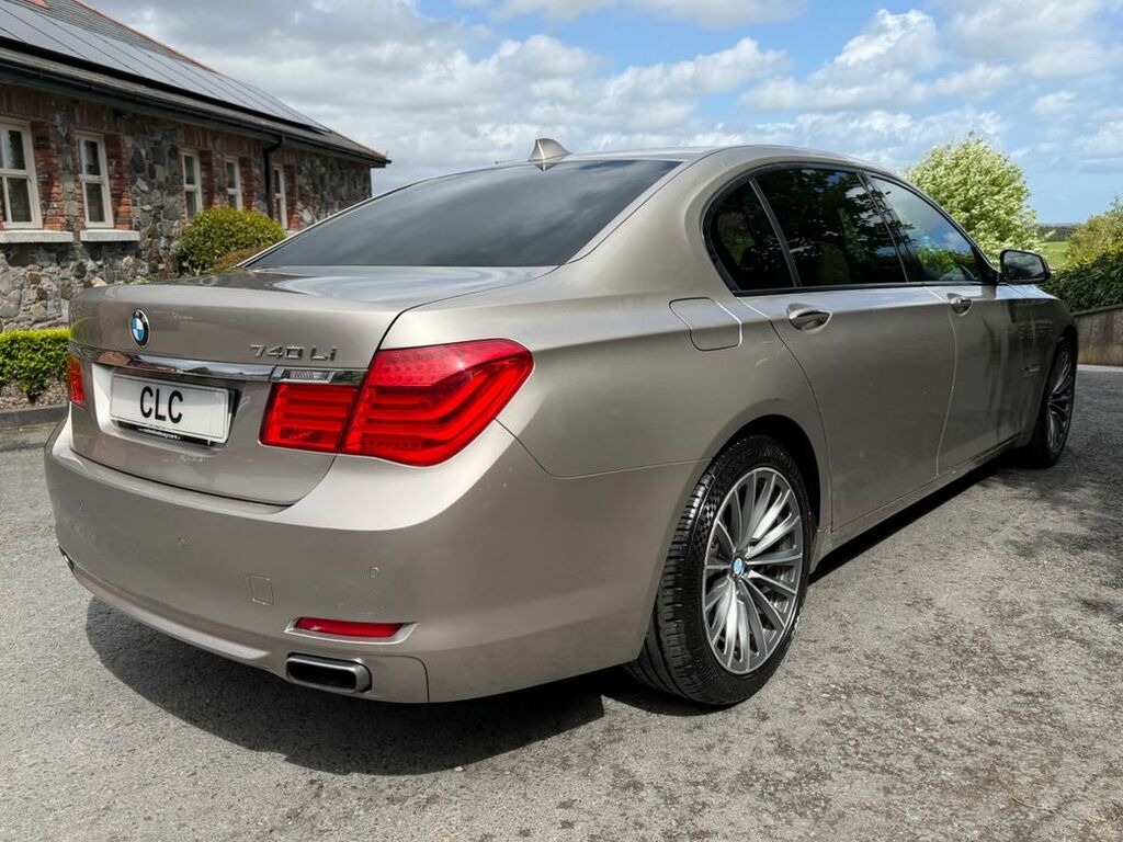 BMW 7 Series 740 I F02 LI Silver #6