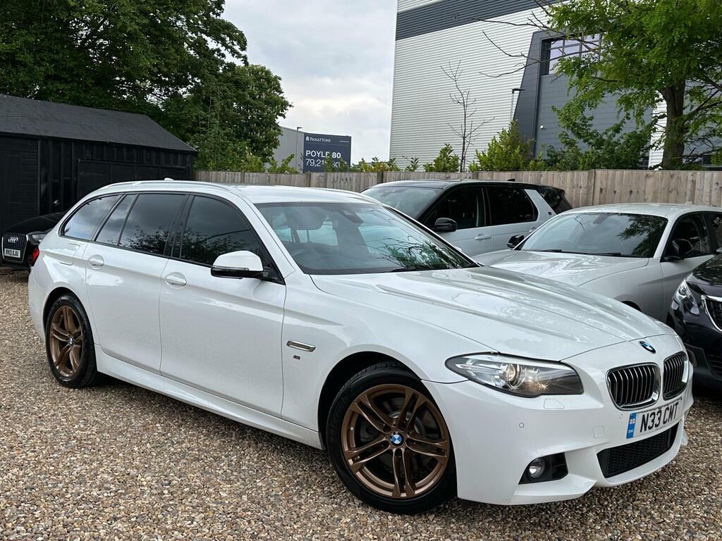 BMW 5 Series 2.0 520D M Sport Touring Euro 6 S S White