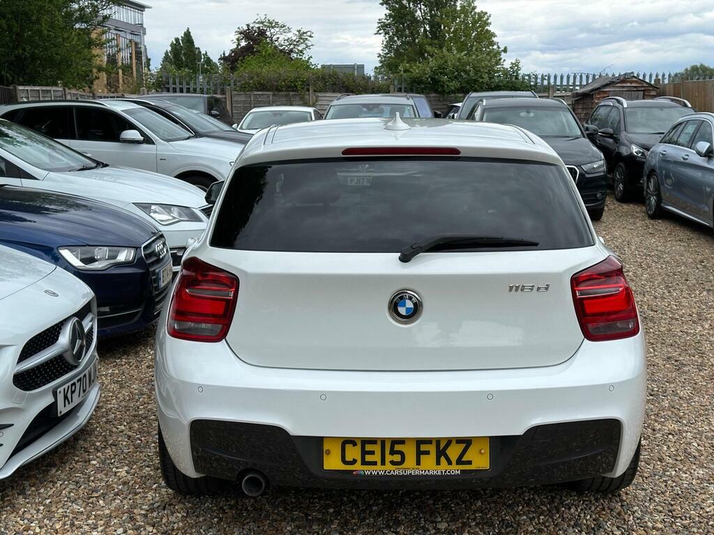 BMW 1 Series 2.0 118D M Sport Euro 5 S S CE15FKZ White #6