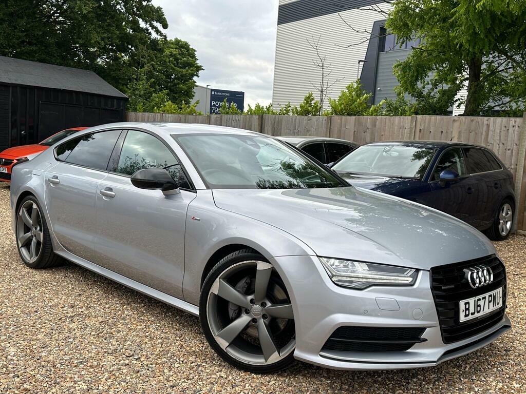 Audi A7 3.0 Tdi V6 Black Edition Sportback S Tronic Quattr Silver