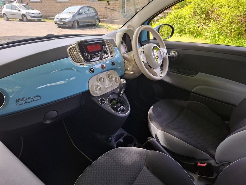 Fiat 500 Pop Dualogic Blue #4