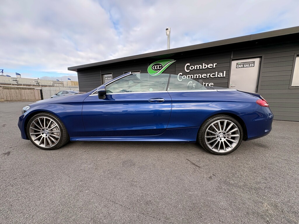 Mercedes-Benz C Class 2.0 C250d Amg Line Premium Plus 204 Cabriolet Blue #5