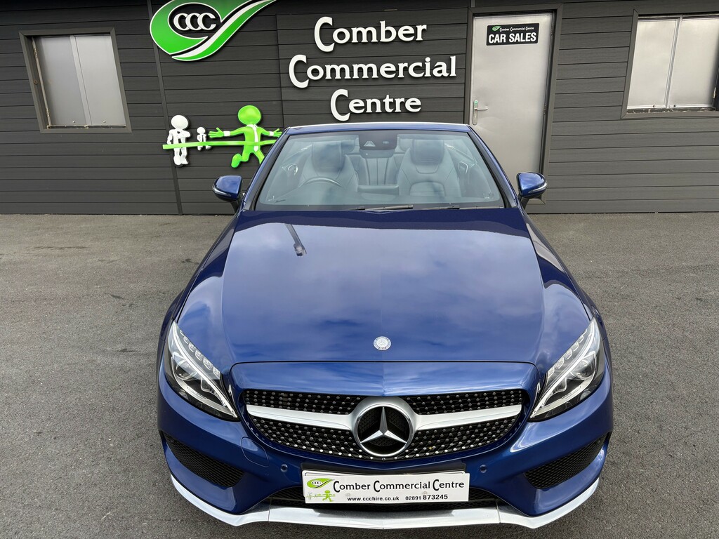 Mercedes-Benz C Class 2.0 C250d Amg Line Premium Plus 204 Cabriolet Blue #3