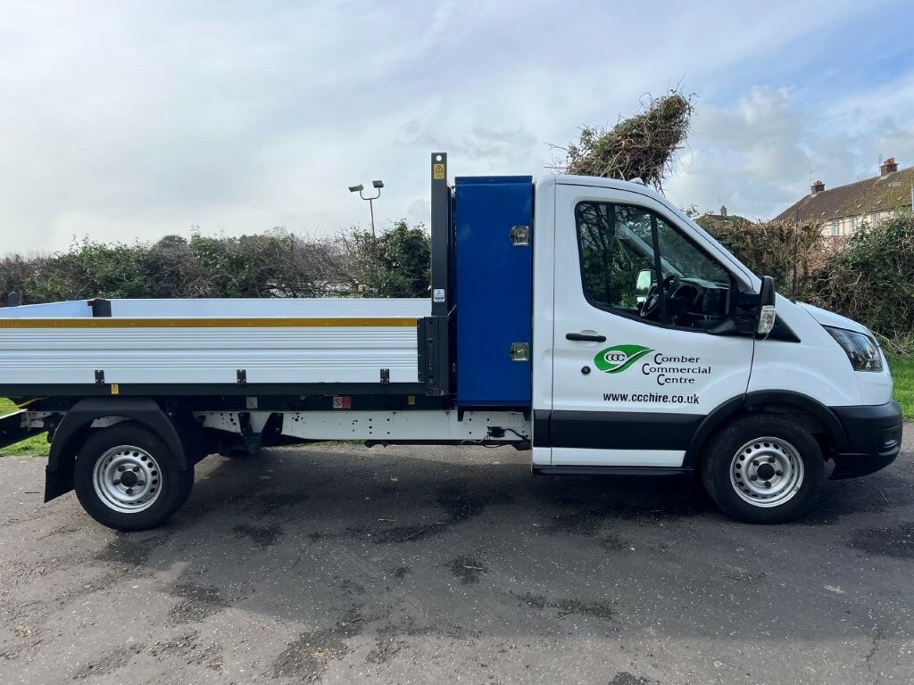 Ford Transit Custom 2.0 350 Ecoblue Leader Rwd Tipper 130 L3 White #2