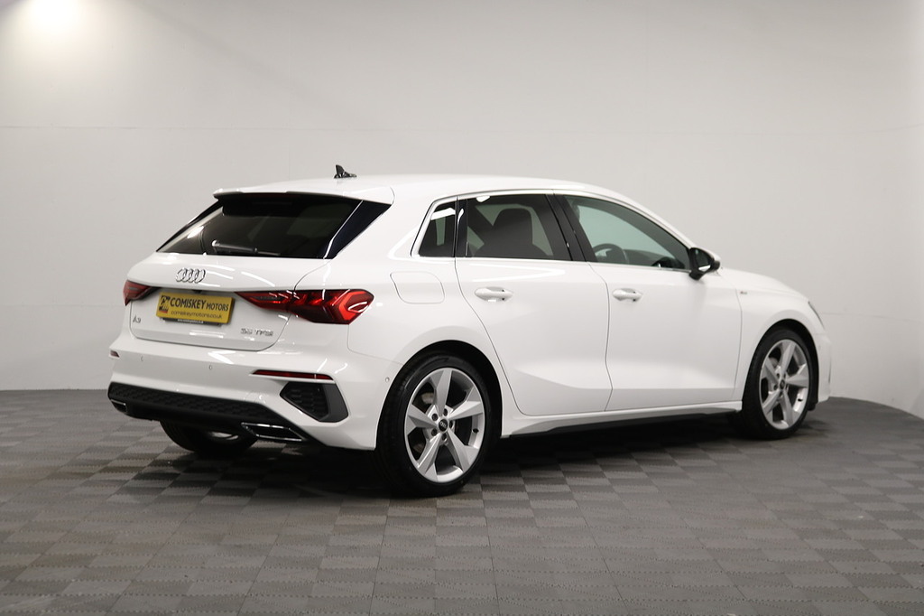 Audi A3 Tfsi S Line KR23CSV White #6