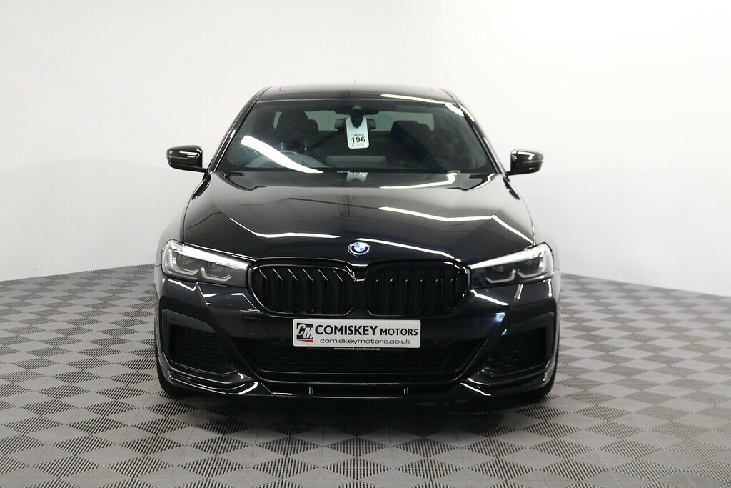 BMW 5 Series 530E M Sport YD23AGM Blue #2