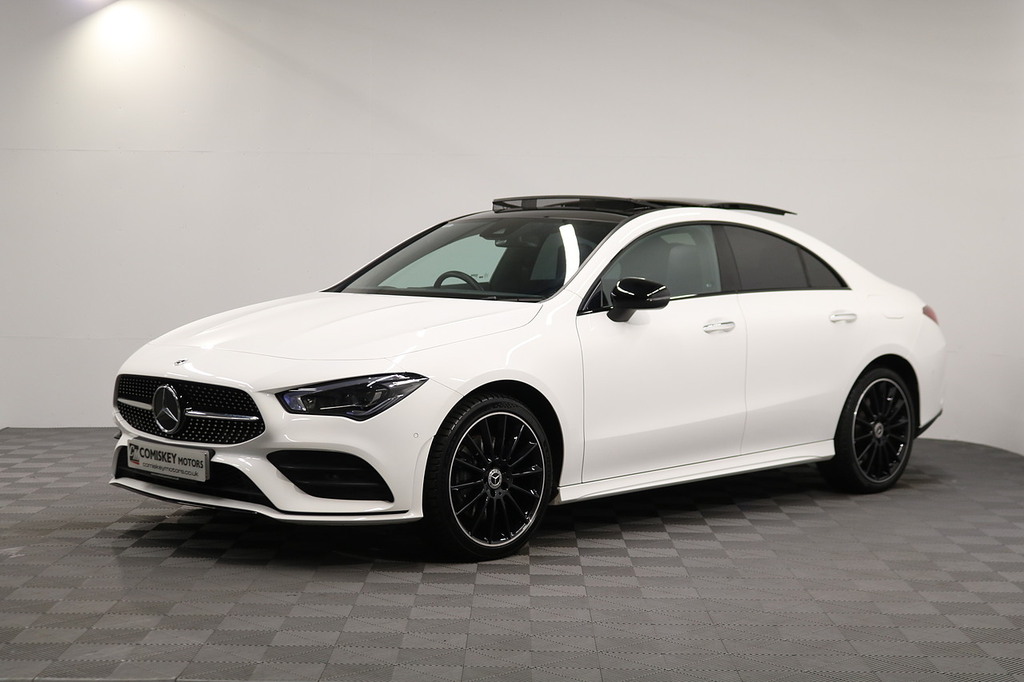 Mercedes-Benz CLA Class Cla250e Amg Line Night Edition LM23OTH White #3