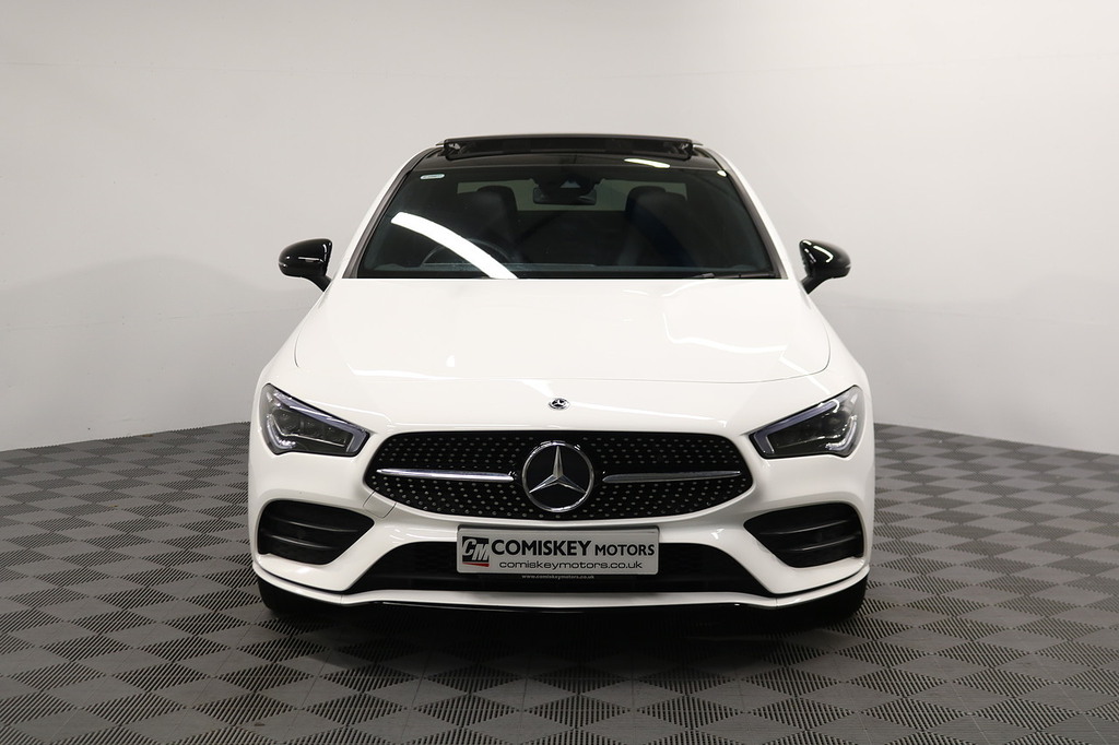 Mercedes-Benz CLA Class Cla250e Amg Line Night Edition LM23OTH White #2
