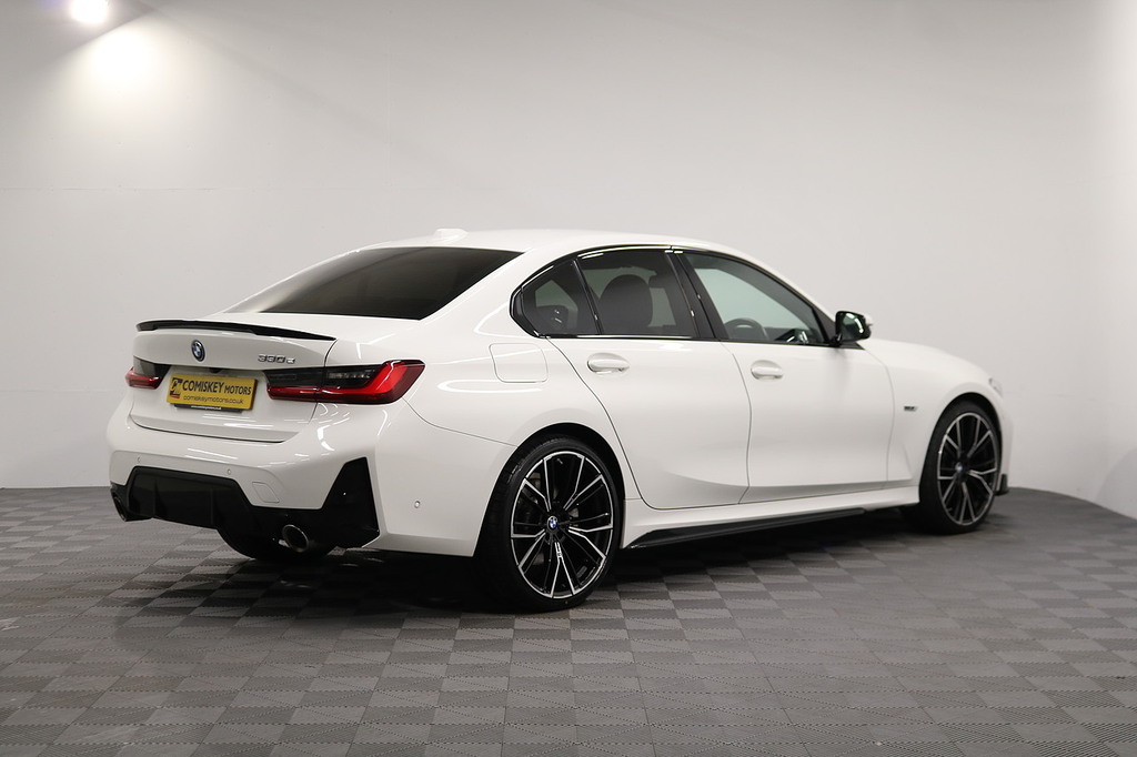 BMW 3 Series 330E M Sport LO23KVX White #6