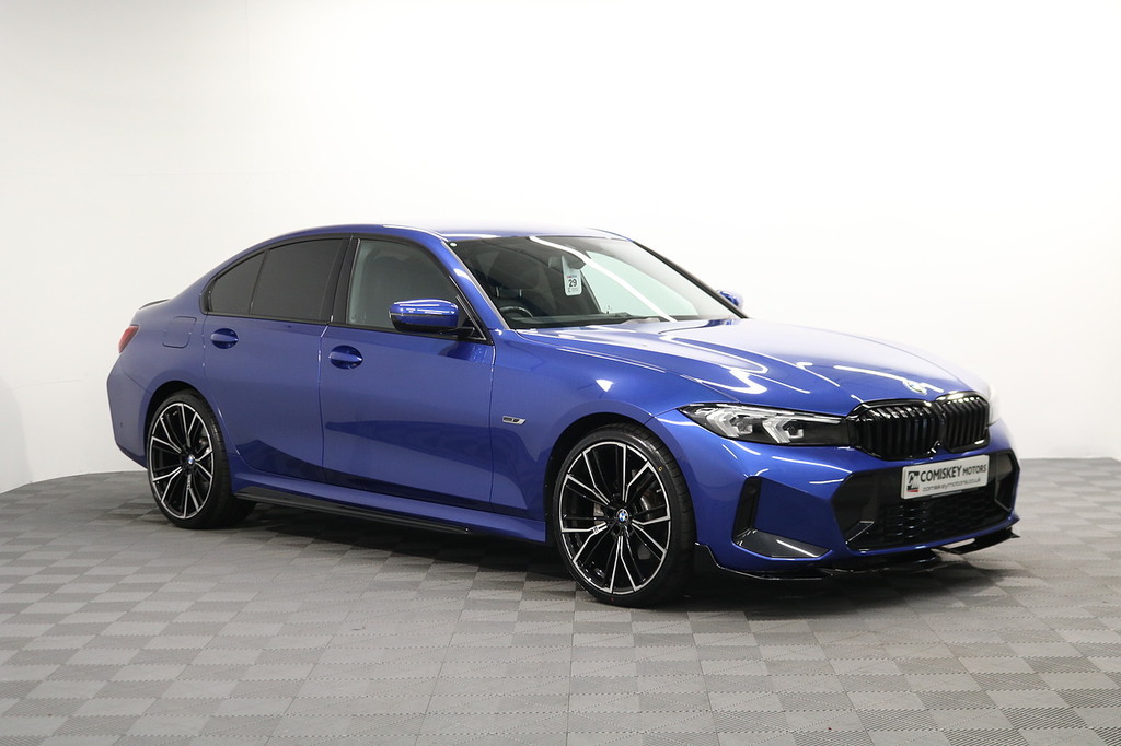 BMW 3 Series 330E M Sport Blue