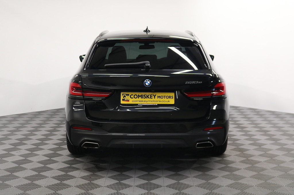 BMW 5 Series 530E M Sport YK23WDB Blue #5