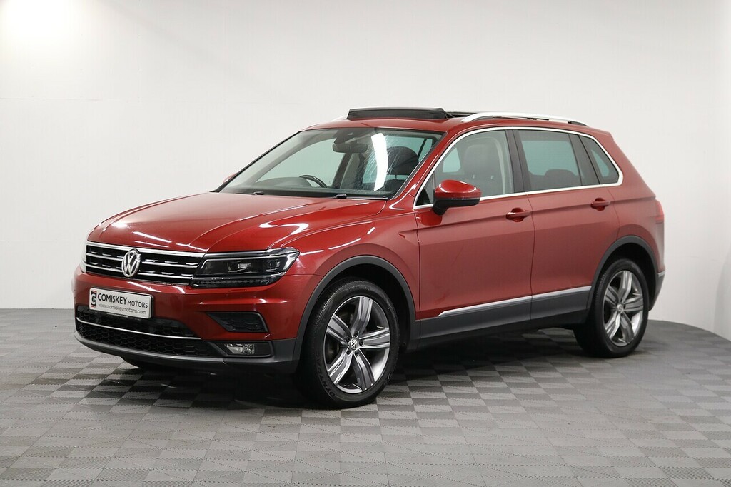 Volkswagen Tiguan Tdi Sel HS17EDO Red #3