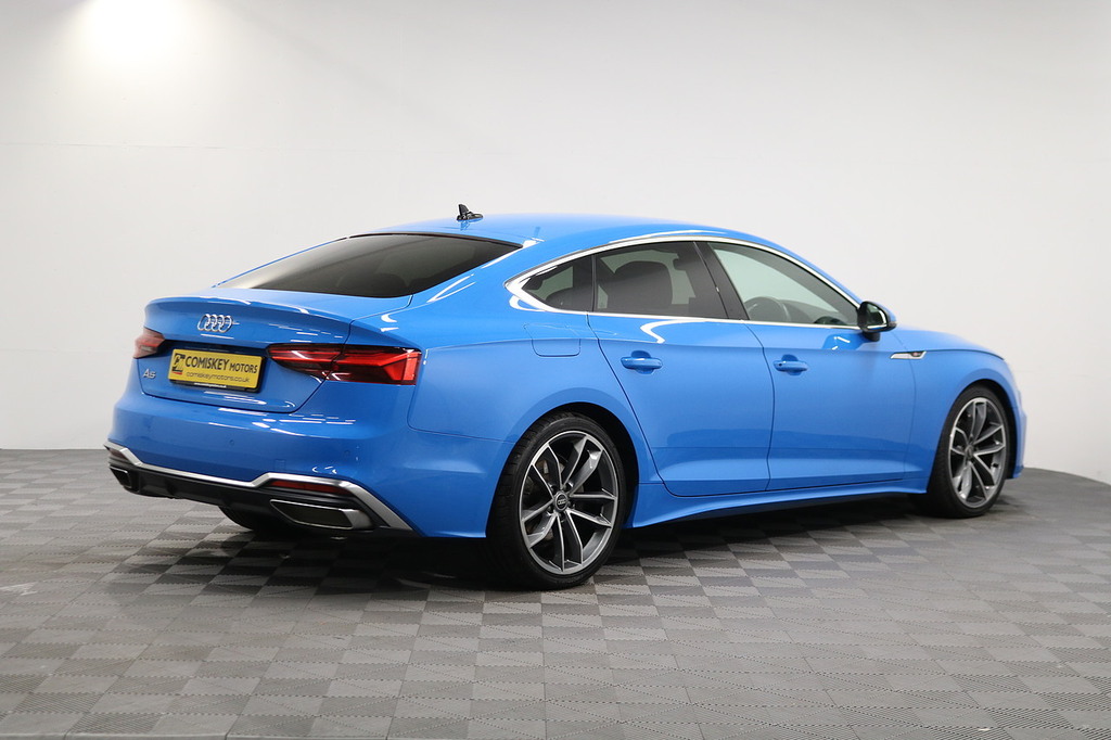Audi A5 Tdi S Line ND70UCY Blue #6