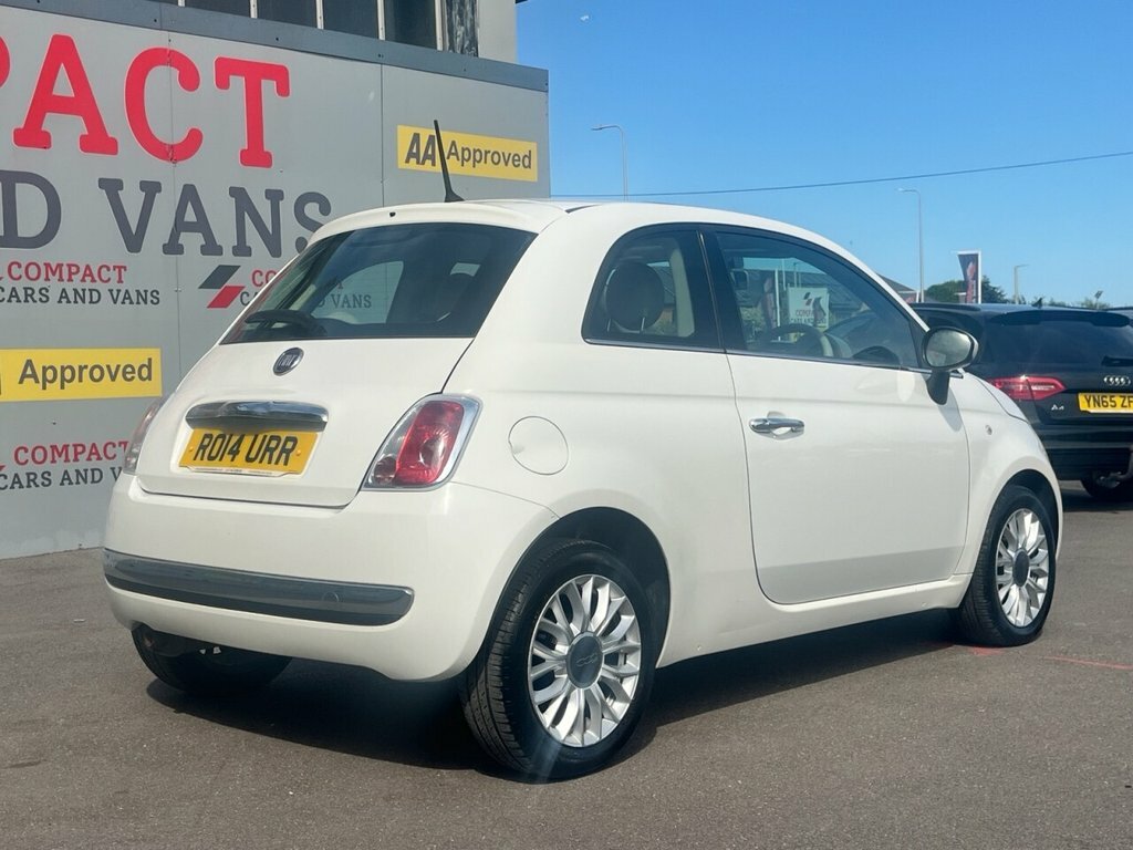 Fiat 500 1.2L Lounge RO14URR White #3