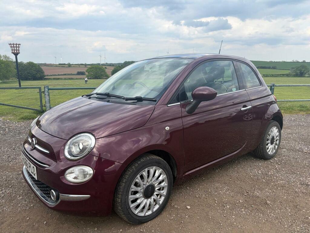 Fiat 500 1.2 Lounge Euro 6 Ss Red