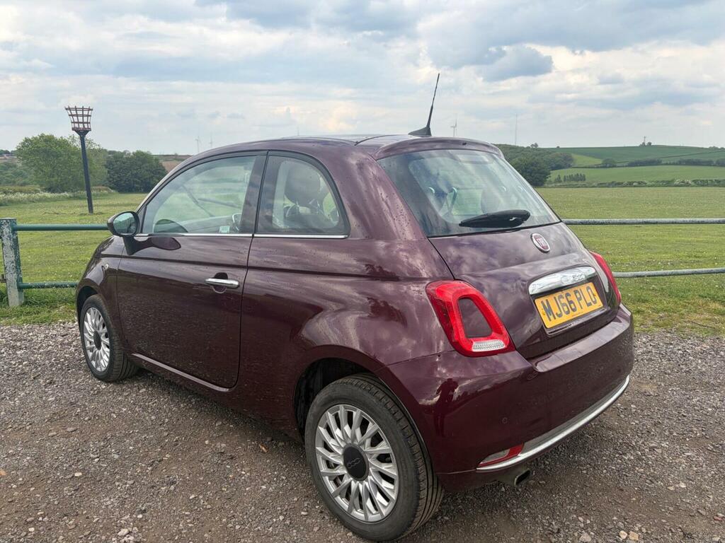 Fiat 500 1.2 Lounge Euro 6 Ss MJ66PLO Red #6