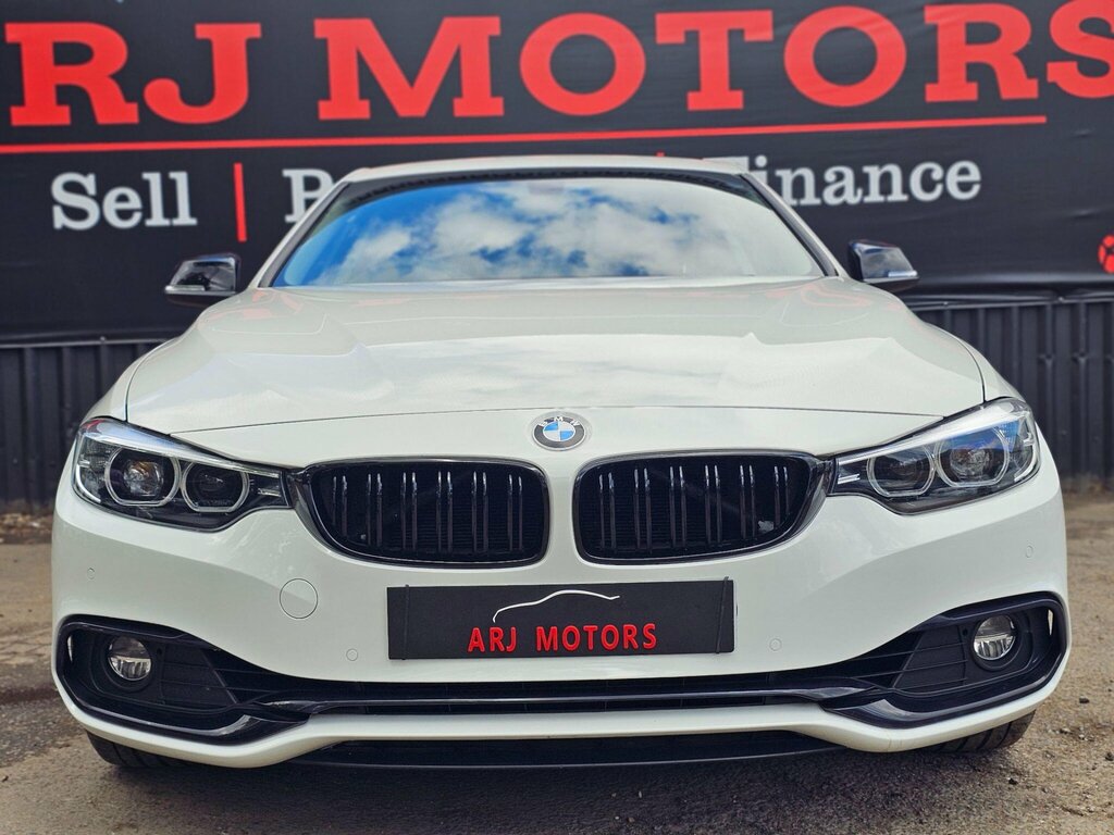 BMW 4 Series 2.0 420I Gpf Sport Euro 6 Ss YA68FXX White #3