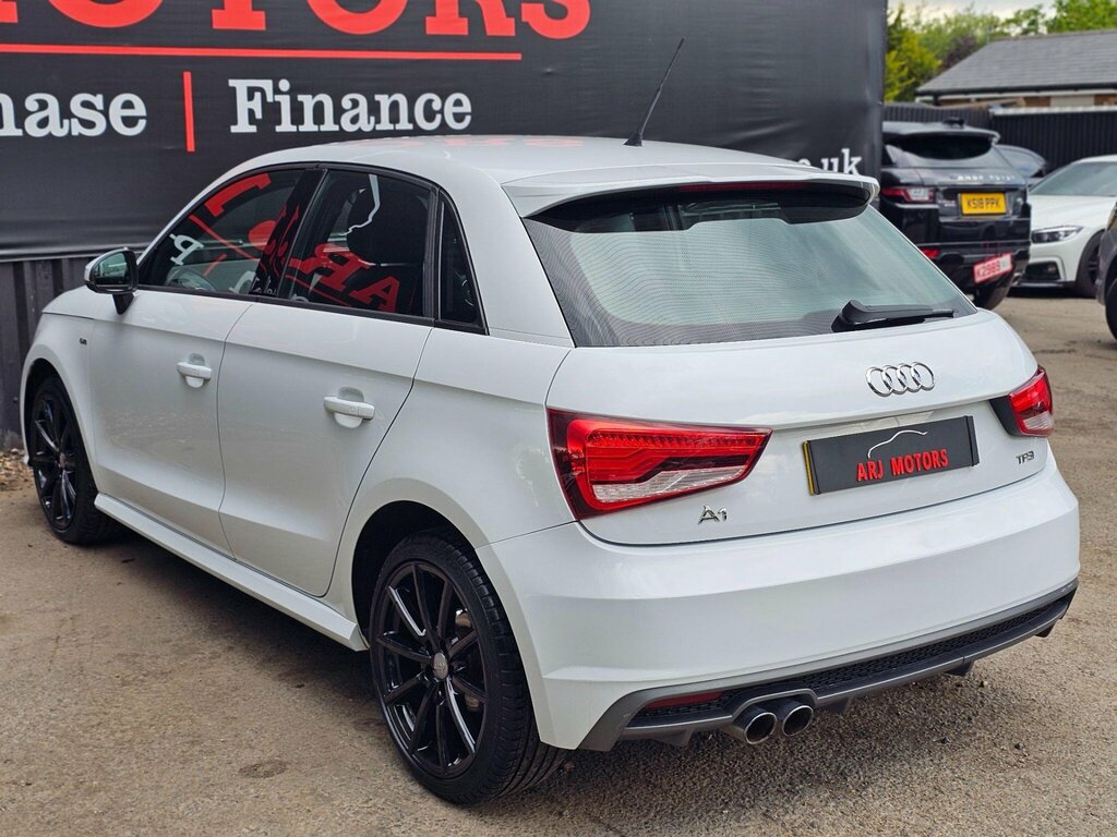 Audi A1 1.4 Tfsi S Line Sportback Euro 6 Ss SK65GZZ White #4