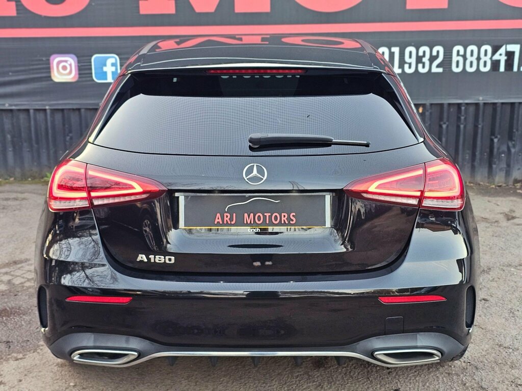 Mercedes-Benz A Class 1.3 A180 Amg Line Euro 6 Ss FL69JGZ Black #6