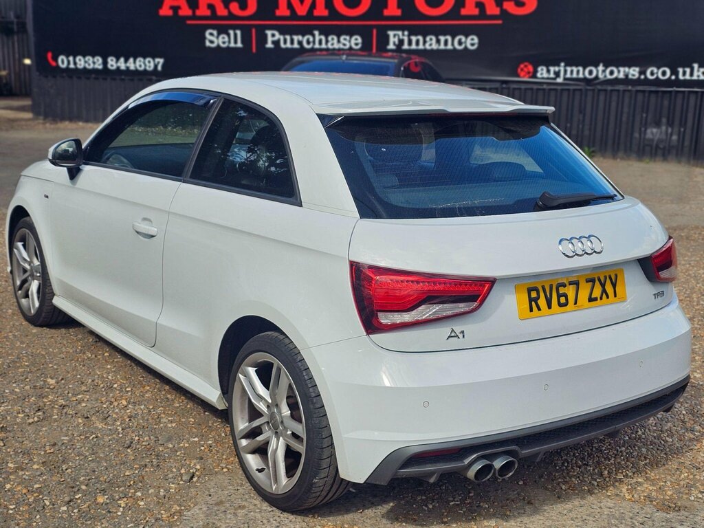 Audi A1 1.4 Tfsi S Line Euro 6 Ss RV67ZXY White #4