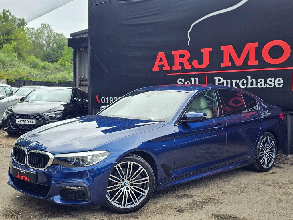 BMW 5 Series 2.0 520I Gpf M Sport Euro 6 Ss LJ19RDC Blue #4