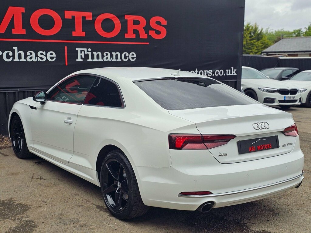 Audi A5 2.0 Tfsi 35 Sport S Tronic Euro 6 Ss WN19UJB White #5
