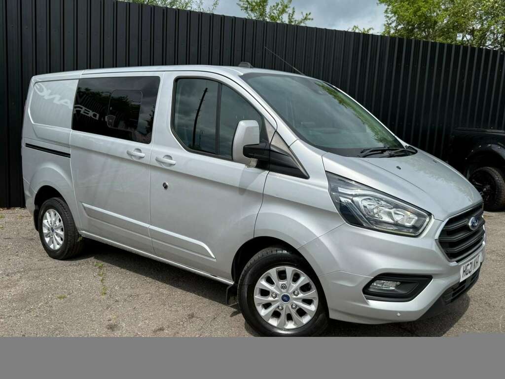 Ford Transit Custom Crew Van 2.0 L1h1 300 Limited Swb Tdci 130 Ecoblue Silver