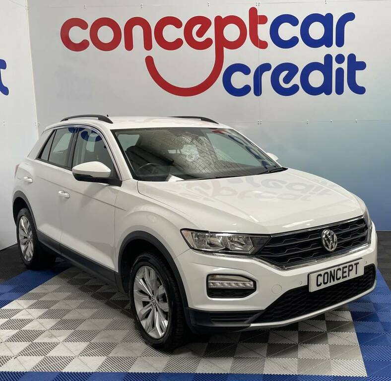 Volkswagen T-Roc Hatchback 1.6 Tdi Se White #2