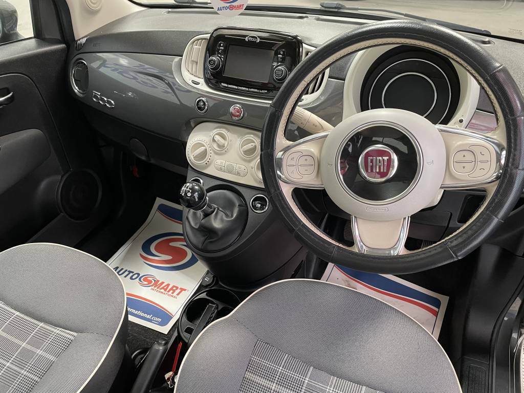 Fiat 500 Hatchback 1.2 Lounge Grey #2
