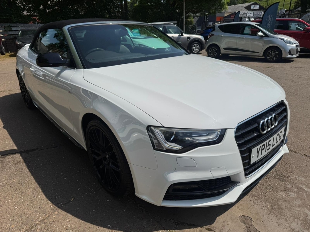 Audi A5 Convertible 1.8 Tfsi S Line Special Edition Plus White #3