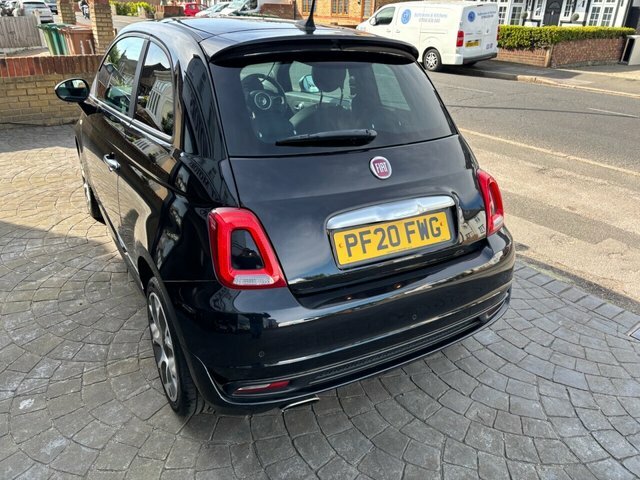 Fiat 500 1.2 Rock Star Hatchback Euro 6 PF20FWG Black #5