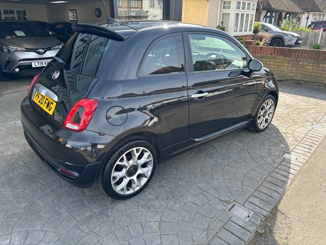 Fiat 500 1.2 Rock Star Hatchback Euro 6 PF20FWG Black #3