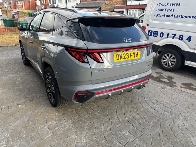 Hyundai Tucson 1.6 H T-gdi N Line Suv Hybrid Euro DW23FYH Grey #5