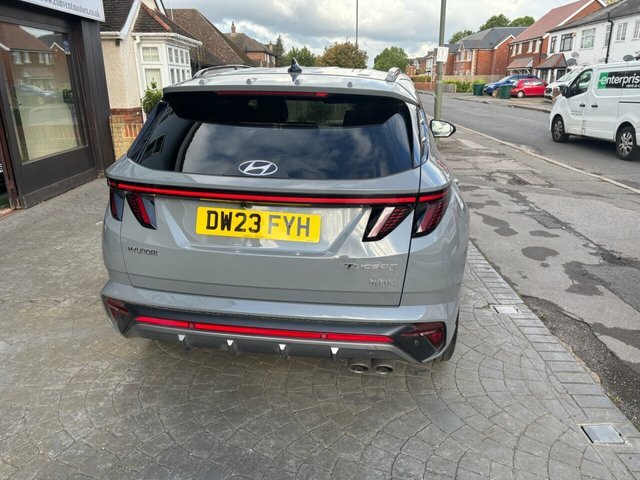 Hyundai Tucson 1.6 H T-gdi N Line Suv Hybrid Euro DW23FYH Grey #4